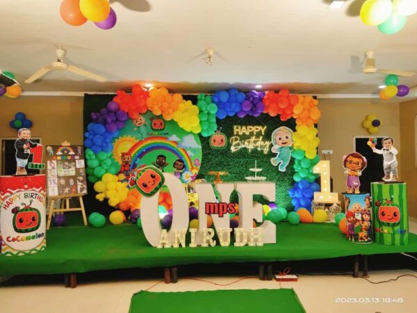 Cocomelon Themed 1st Birthday Party