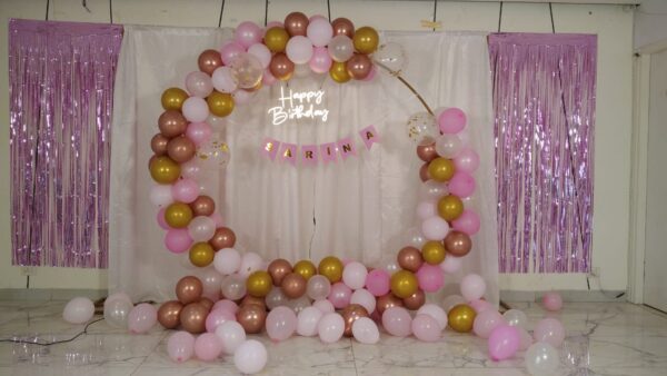 Elegant Pastel Birthday Ring Setup