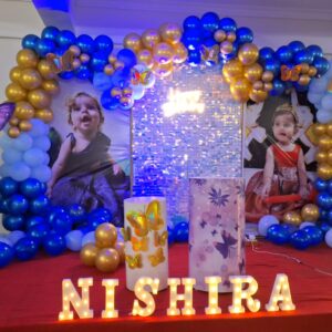 Butterfly them decoration for girls